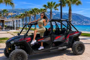 Offroad-buggyavontuur met zonsondergang en schilderachtige routes